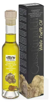 Obrázek produktu pro Casa Rinaldi extra panenský olivový olej s bílým lanýžem láhev 100 ml