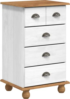 Produktbild von Schubladenkommode mit Schubladen ASKIM Weiß 45,8 x 40 x 79 cm