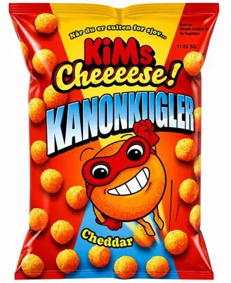 Produktbild von KiMs Cheeeese! Kanonkugler Cheddar 135g