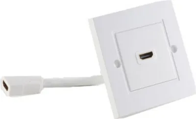 Produktbild von shiverpeaks BASIC-S Anschlussdose 2 x HDMI reinweiß