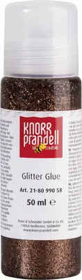 Produktbild von KNORR PRANDELL 218099058 Glitterfarbe Glitter Glue braun