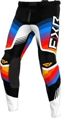 Produktbild von FXR Clutch Pro 2024 Motocross Hose, schwarz/weiß/rot/blau, 40