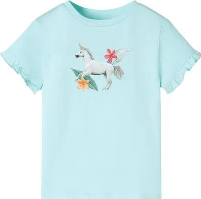Produktbild von Kinder-Kurzarmshirt Hellblau 104