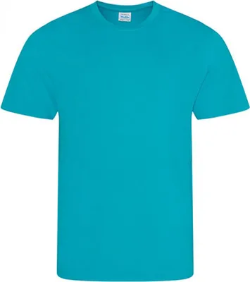 Produktbild von Just Cool JC001 | Cool T-Shirt +WRAP  +UV-Sonnenschutz 30 - Farbe: Turquoise Blue - Größe: M