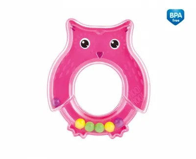 Obrázek produktu pro Chrastítko Sovička Canpol Babies - růžové