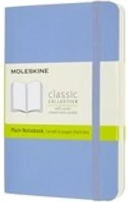 Produktbild von Moleskine Notizbuch Pocket/A6, Blanko, Fester Einband, Hortensien Blau