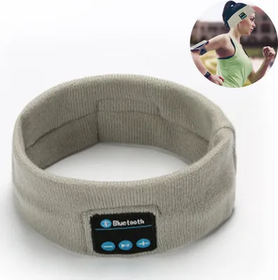 Produktbild von Schlafkopfhörer Bluetooth, Kabelloses Sport Stirnband Kopfhörer mit HD-Stereolautsprechern, Schlaf Kopfhörer Ohrstöpsel Waschbare Schlafkopfhoerer für Sport, Seitenschläfer