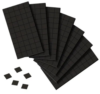 Produktbild von Selbstklebende Magnetscheiben, Mini-Selbstklebemagnete, 1 x 1 cm Magnetklebestreifen, Magnetstreifen, selbstklebende Magnete, flache Magnete für Schule, Familie, Büro, Whiteboard, Kühlschrank (350 Stück)