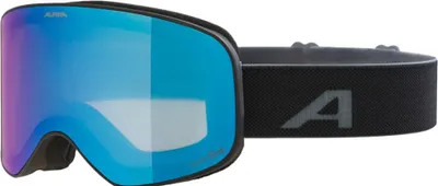 Produktbild von Alpina Sports Slope Q-Lite, doppelte Scheibe, Schwarz, Thermoplastische Polyurethane (TPU), Unisex, Sphärisches Brillenglas, Schwarz