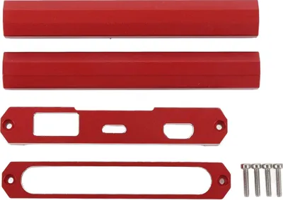 Image de Télécommande base métal alliage d'aluminium cadre de protection pour NB4 -Rouge