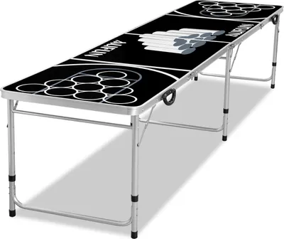 Produktbild von JOIEYOU Beer Pong Bierpong Tisch Klappbar Becher Set inkl. 100 Becher und 5 Bälle für Trinkspiele, Partyspiele, Wurfspiele und Classic Party Spiel