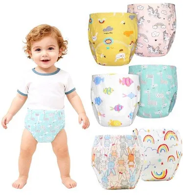 Image de Couche en coton respirante, réutilisable, taille 90