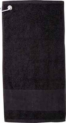 Produktbild von Towel City TC033 | Printable Golf Towel - Handtuch - 40 x 60 cm - Farbe: Black - Größe: 40 x 60 cm