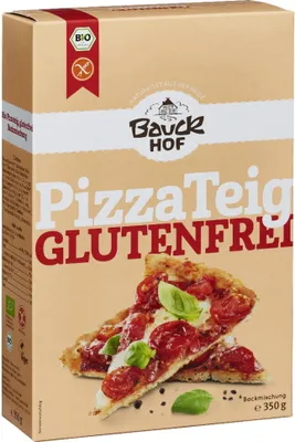 Produktbild von Bauckhof 2606, Pizzateig, 350 g, 339 kcal, 1438 kJ, 4,6 g, 1,2 g