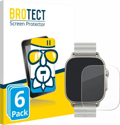 Produktbild von 6x BROTECT Schutzglas für realme Watch 5 Schutzfolie Panzer Folie Glas Display Schutz klar