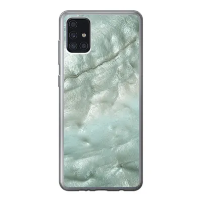 Produktbild von MuchoWow® Handyhülle Schutzhülle Hülle für Samsung Galaxy A52 5G Natursteine - Grün - Perlmutt Silikon Softcase Handy Hülle - Umschlag