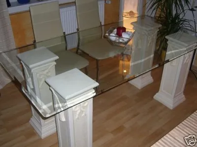 Produktbild von ANTIKES WOHNDESIGN Esstisch AWD-ET-012 B:90cm H:76cm