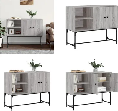 Produktbild von vidaXL Sideboard Grau Sonoma 100x40x79,5 cm Holzwerkstoff - Sideboard - Sideboards - Kommode - Anrichte