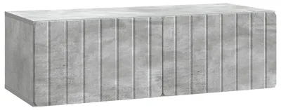 Immagine prodotto di vidaXL Mobile TV da parete 98 x 41 x 30 cm Grigio cemento