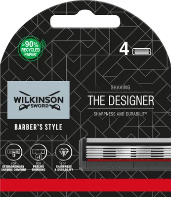 Produktbild von WILKINSON Barber's Style Der Designer 4 ks