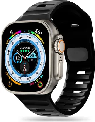 Zdjęcie produktu dla Pasek Tech-Protect IconBand Line do zegarka Apple Watch 4, 5, 6, 7, 8, 9, SE, Ultra 1, 2 (42/44/45/49 mm), czarny