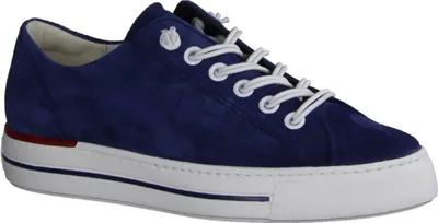 Produktbild von Paul Green 4081-547 Damenschuhe, Sneaker, Leder, Indigo, Wechselfußbett - Damenschuhe Top Trends, Blau, leder (soft suede)