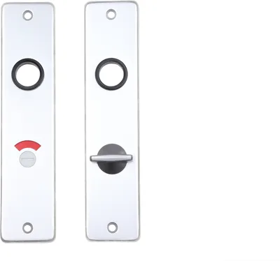 Produktbild von WC-Türbeschlag Aluminium Kurzschild 63/8 - pro Set