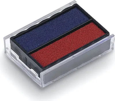 Produktbild von trodat Ersatzstempelkissen 6/4850/2 blau/rot