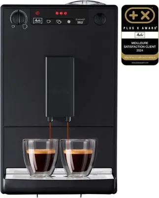 Obrázok produktu pre Plne automatický kávovar MELITTA Solo, Pure Black, 2 šálky, nastaviteľná intenzita, automatické čistenie