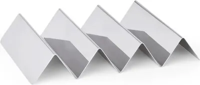 Produktbild von 8x Snackpresenter mit 3 Ablagen, 28 x 17 x 4,5 cm, Chromnickelstahl
