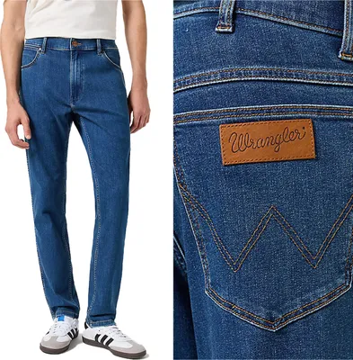 Produktbild von WRANGLER, Herren Jeanshosen, Straight fit, RIVER, W30 L34, Blau, Jeans, baggyjeans, buggy