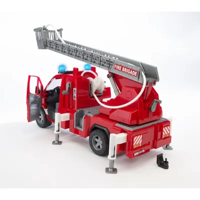 Image de Bruder 2532 - MB Sprinter Pompiers avec échelle pivotante, pompe et modules L & S