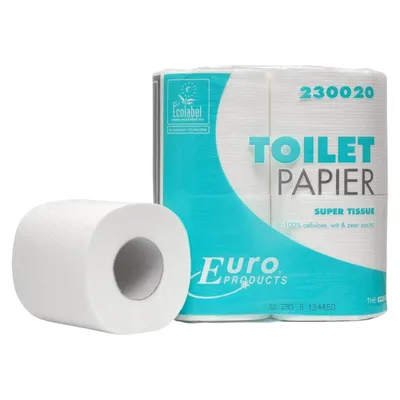 Produktbild von Toilettenpapier Cellulose 2 Schichten 200 Blätter 12x4 Rollen