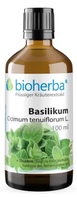 Produktbild von Bioherba Basilikum Ocimum tenuiflorum L. Tropfen Tinktur 100 ml