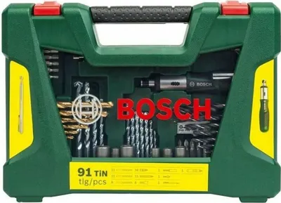 Obrázek produktu pro Bosch 2607017195 Sada vrtáků a bitů Bosch V-Line Titanium 91 ks.