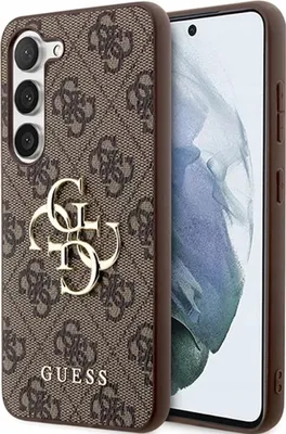 Image de Guess Guhcs23Fe4Gmgbr S23 Fe S711Brązowy/Brown Hardcase 4G Big Metal Logo