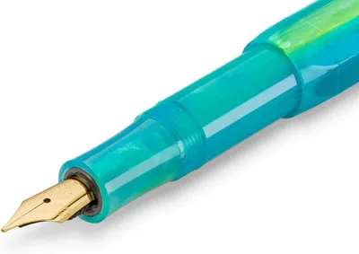 Productafbeelding van Kaweco COLLECTION Marble Ocean vulpen I exclusieve - BB (extra breed) - Vulpen voor inktpatronen I 12,7 cm in zeediep