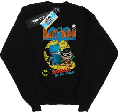Produktbild von DC Comics - "Super Friends The Boy Wonder" Sweatshirt für Herren BI20330 (4XL) (Schwarz)