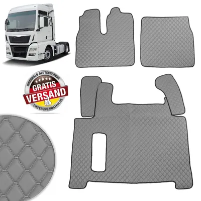Immagine prodotto di Tappetini per camion MAN TGX 2017-2020 con 2 cassetti Grigio Accessori per camion