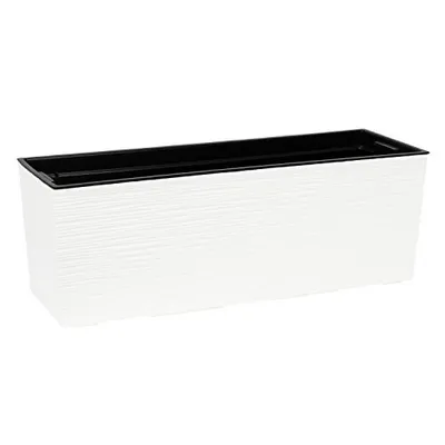 Produktbild von Balkonkasten Kunststoff Cremig Meißel  56 x15x19 cm Blumenkasten