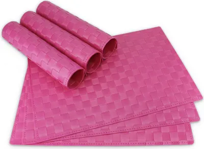Produktbild von Tischsets MODERN 6er Set Pink als Tischuntersetzer