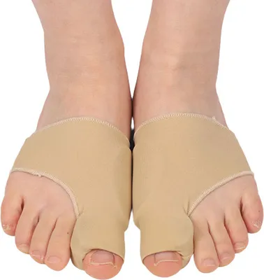 Produktbild von INF Oddeľovač prstov pre hallux valgus / podporné ponožky oddeľujúce prsty 1 pár Béžová