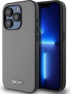 Produktbild von Dkny PolyurethanLeather Metal Logo Magsafe Iphone 15 Pro Handyhülle    One Size
