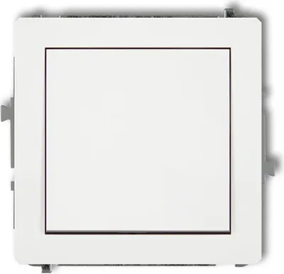 Obrázek produktu pro Vypínač DWP-1 KARLIK ELEKTROTECHNIK | DECO SERIE | BÍLÁ | Zásuvkový vypínač Rámeček