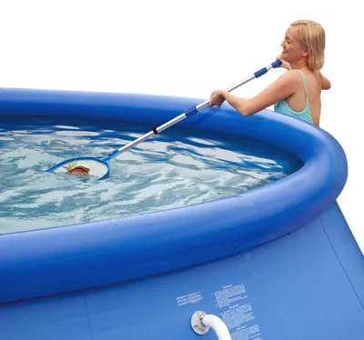 Produktbild von Summer Escapes Pool Reinigungsset mit Kescher Bodensauger Teleskopstange