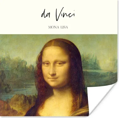 Produktbild von MuchoWow® Poster Mona Lisa - Leonardo da Vinci - Alte Meister 50x50 cm - Wohnzimmerdekoration