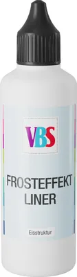 Produktbild von VBS Frost Effekt Liner weiß, 20 ml