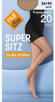 Produktbild von NUR DIE Strumpfhose Supersitz Große Größen 20 DEN - perle - 50-52