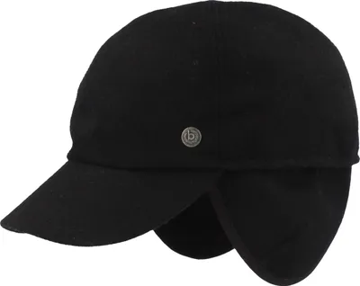 Produktbild von Bugatti 6 teilige Baseballmütze mit Ohrenschutz und Windstopper, schwarz, Gr. 63