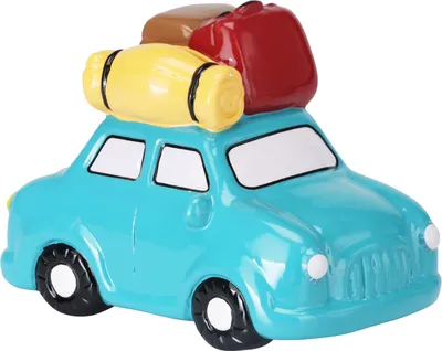 Obrázek produktu pro Pokladnička TravelFun 15×10,5×9 cm, auto s kufry